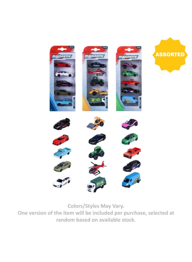 Majorette Street Cars Die-cast Cars Set (7.5 cm, Pack of 5, Assorted) - Image 2